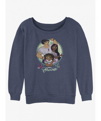 Disney Encanto Sisters Girls Slouchy Sweatshirt $11.44 Sweatshirts