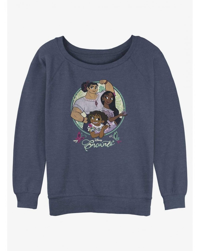 Disney Encanto Sisters Girls Slouchy Sweatshirt $11.44 Sweatshirts