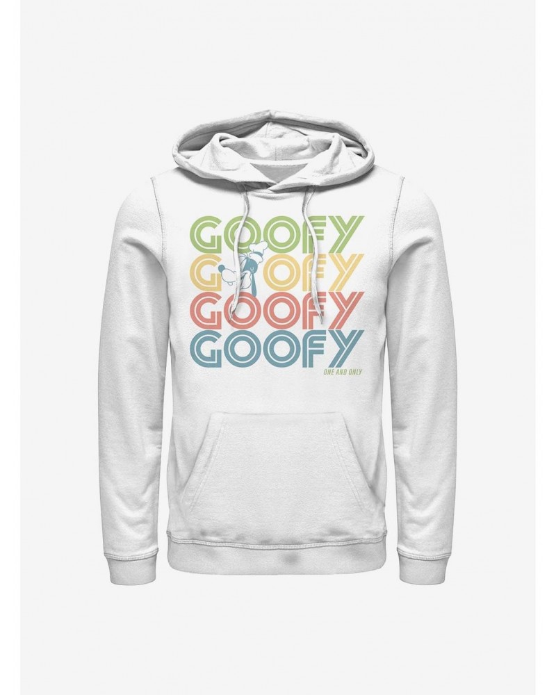 Disney Goofy Retro Stack Goofy Hoodie $14.37 Hoodies