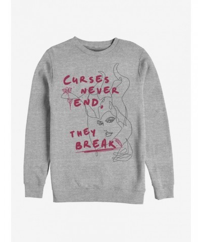 Disney Maleficent: Mistress Of Evil Curses Never End They Break Sweatshirt $14.02 Sweatshirts