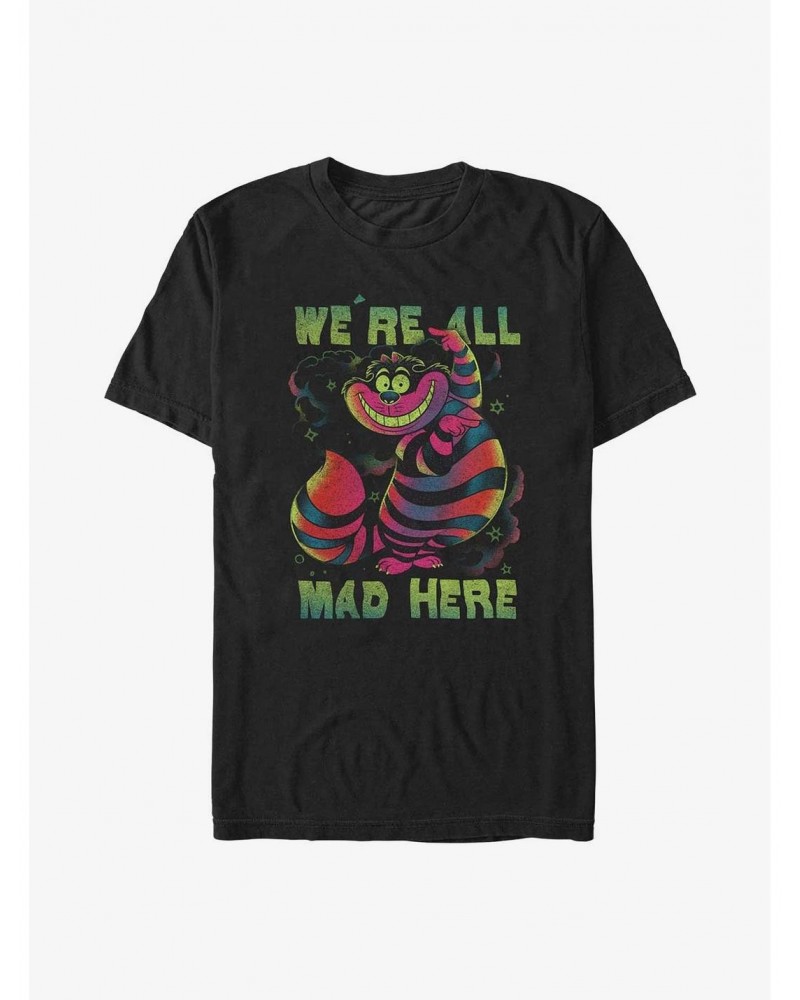 Disney Alice In Wonderland Cheshire Rainbow T-Shirt $8.37 T-Shirts