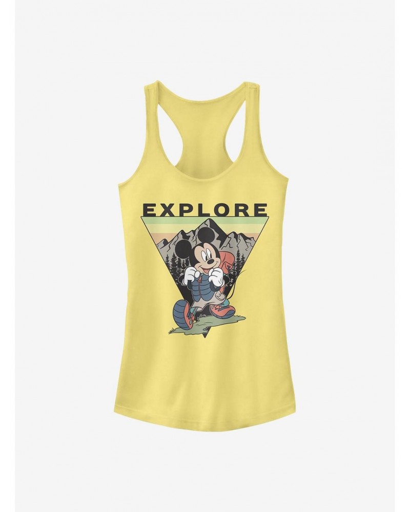 Disney Mickey Mouse Explore Mickey Travel Girls Tank $11.95 Tanks