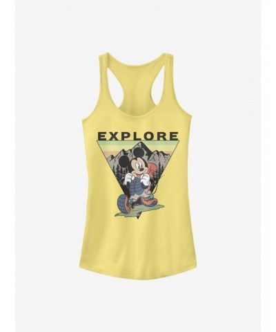 Disney Mickey Mouse Explore Mickey Travel Girls Tank $11.95 Tanks