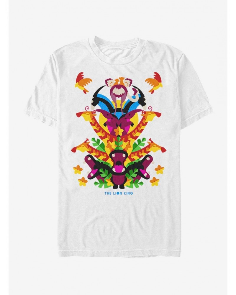 Disney The Lion King Animal Tower T-Shirt $10.28 T-Shirts