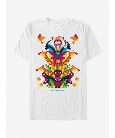 Disney The Lion King Animal Tower T-Shirt $10.28 T-Shirts