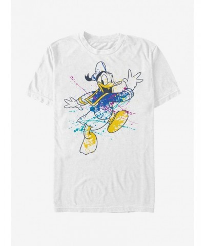 Disney Donald Duck Splatter Donald T-Shirt $9.08 T-Shirts