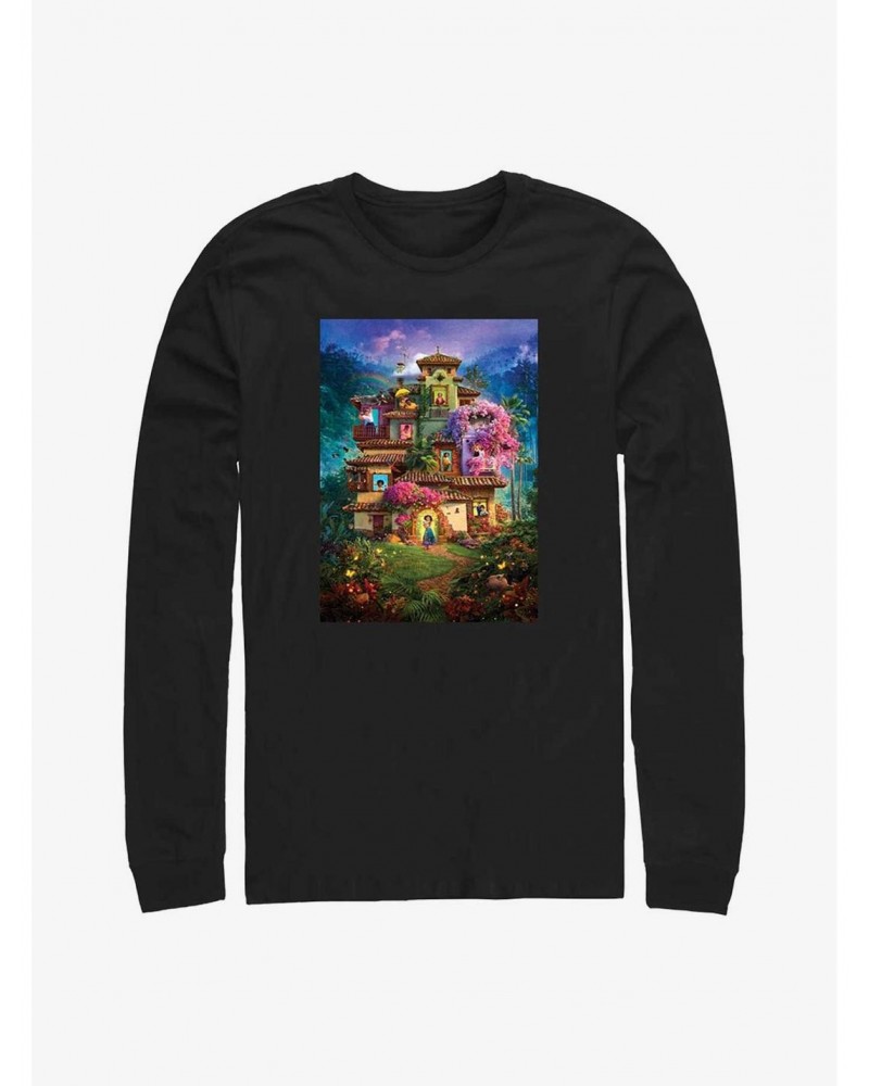 Disney Encanto Madrigal House Poster Long-Sleeve T-Shirt $15.79 T-Shirts