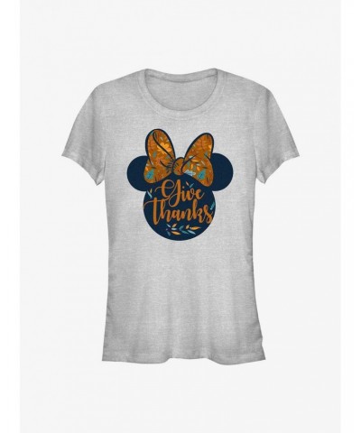 Disney Minnie Mouse Give Thanks Girls T-Shirt $8.96 T-Shirts