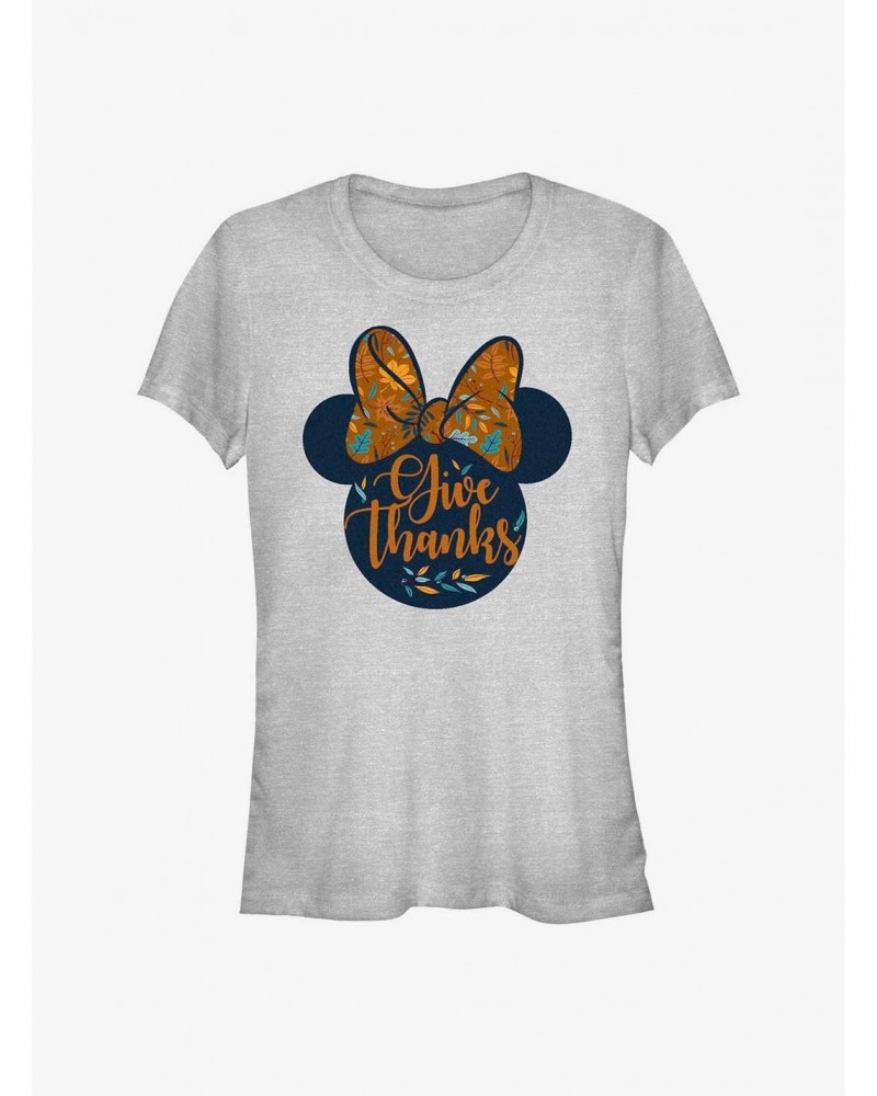 Disney Minnie Mouse Give Thanks Girls T-Shirt $8.96 T-Shirts