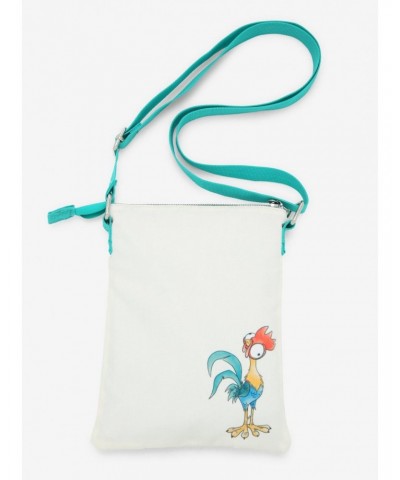 Loungefly Disney Moana Pua & Hei Hei Watercolor Passport Crossbody Bag $6.37 Bags