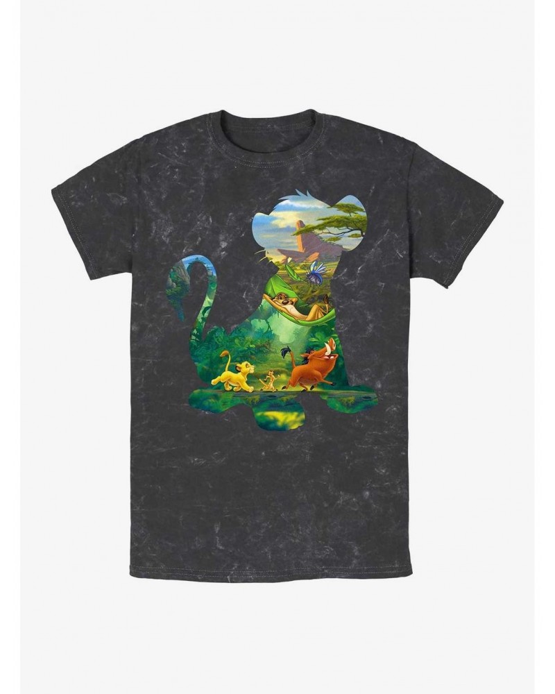 Disney The Lion King Cub Life Mineral Wash T-Shirt $11.91 T-Shirts