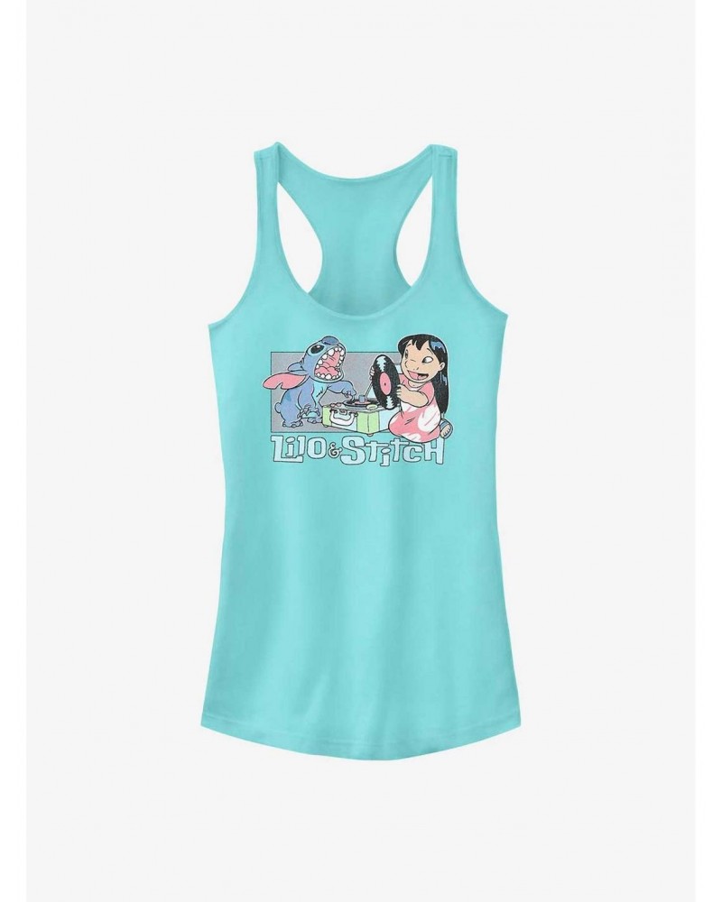 Disney Lilo & Stitch Duo Records Girls Tank $9.71 Tanks