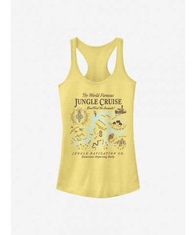 Disney Jungle Cruise Map Girls Tank $12.45 Tanks