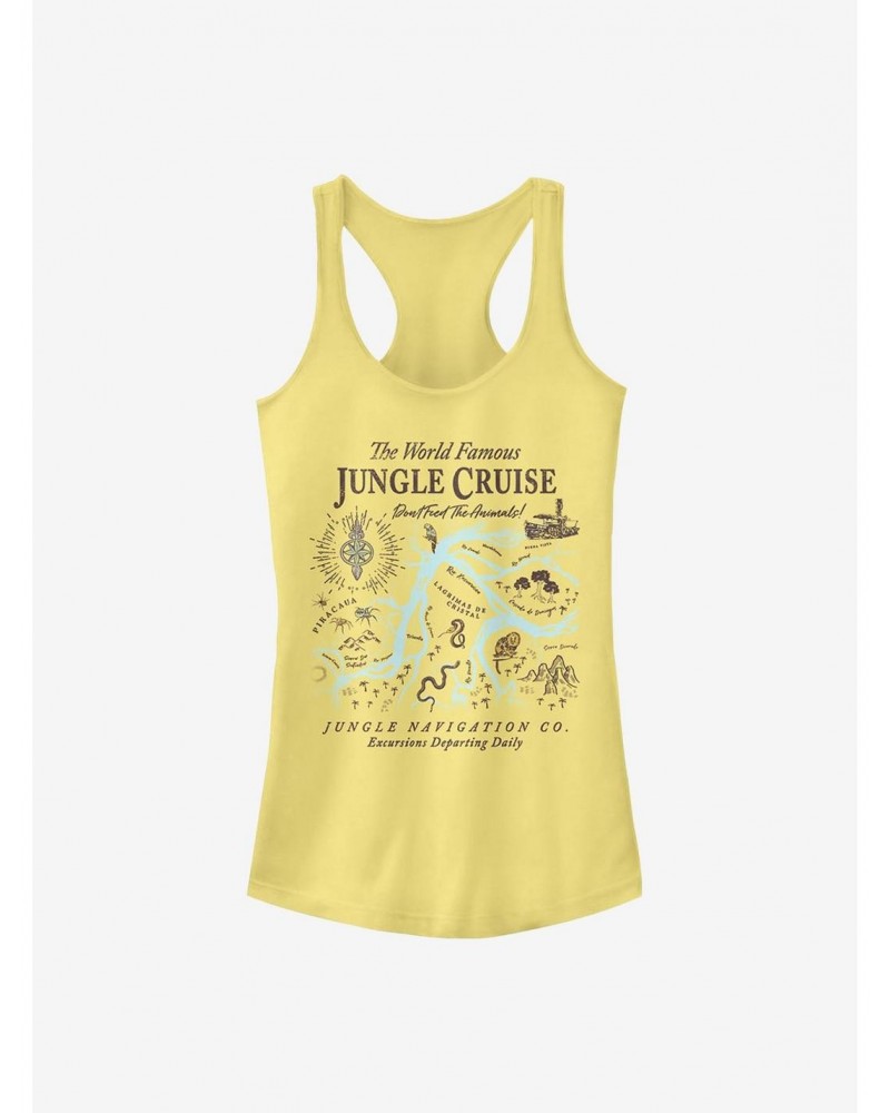 Disney Jungle Cruise Map Girls Tank $12.45 Tanks