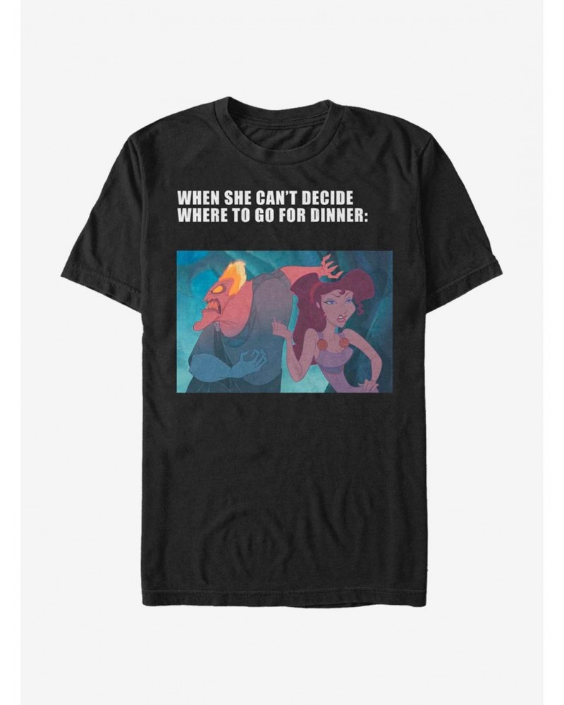 Disney Villains Hades Dinner Meme T-Shirt $10.76 T-Shirts