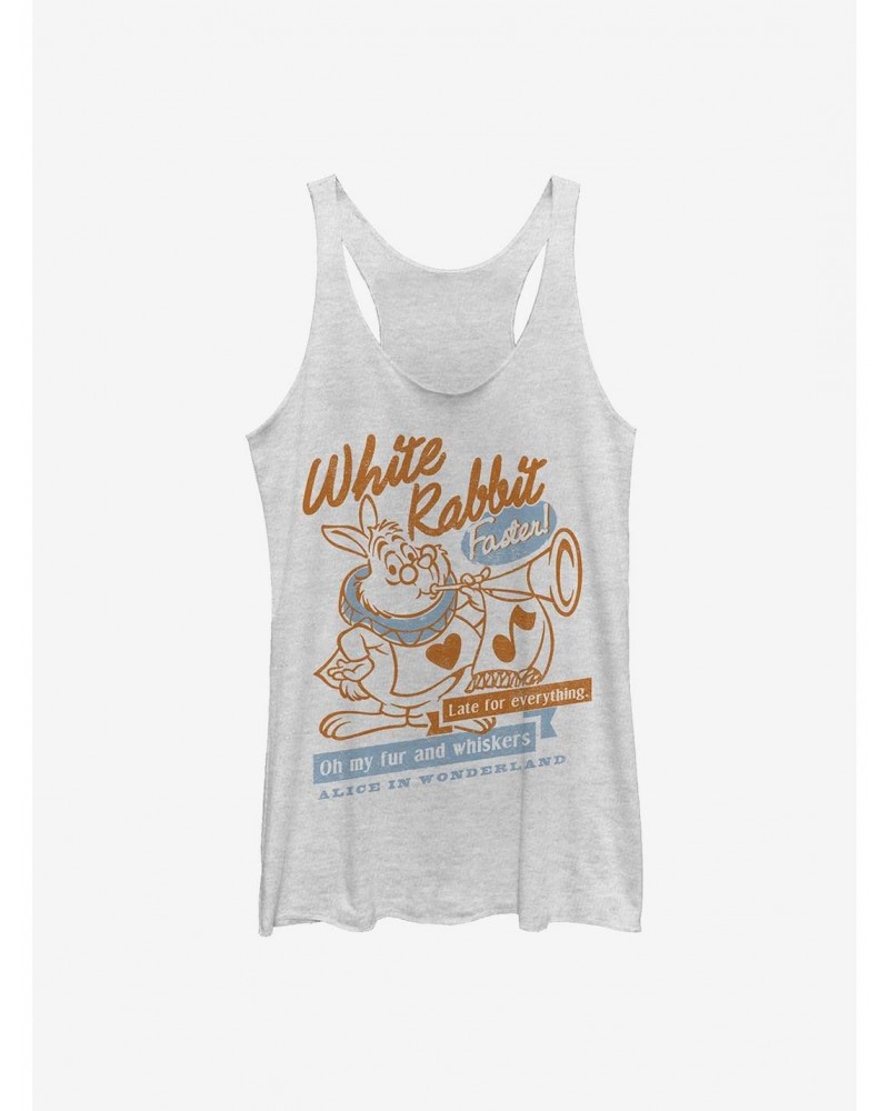 Disney Alice In Wonderland Girls Tank Rabbit Girls Tank $12.17 Tanks