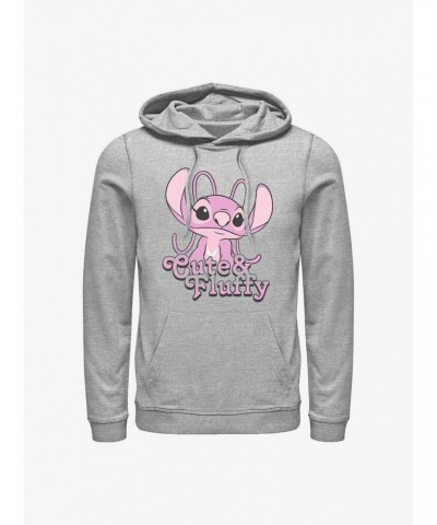 Disney Lilo & Stitch Fluffy Angel Hoodie $18.86 Hoodies