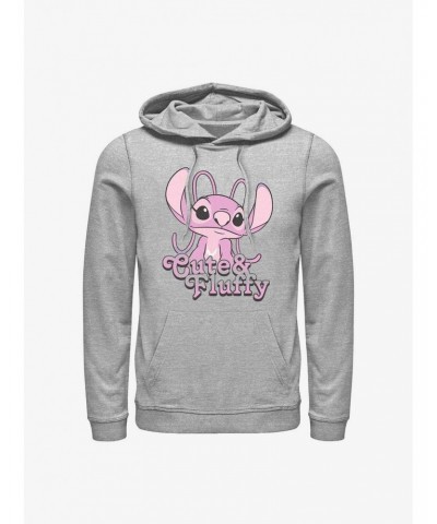 Disney Lilo & Stitch Fluffy Angel Hoodie $18.86 Hoodies