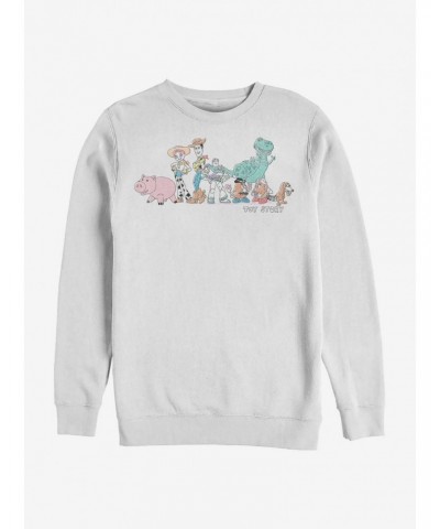 Disney Pixar Toy Story Line Up Crew Sweatshirt $14.02 Sweatshirts