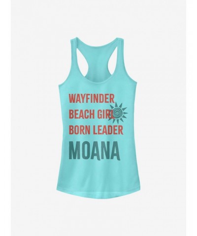 Disney Moana Born Leader Girls Tank $9.71 Tanks