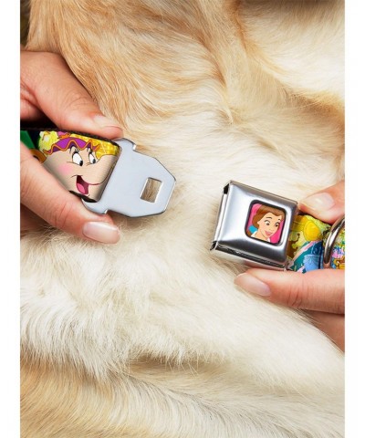 Disney Beauty And The Beast Be Our Guest Scenes Seatbelt Buckle Dog Collar $9.21 Pet Collars