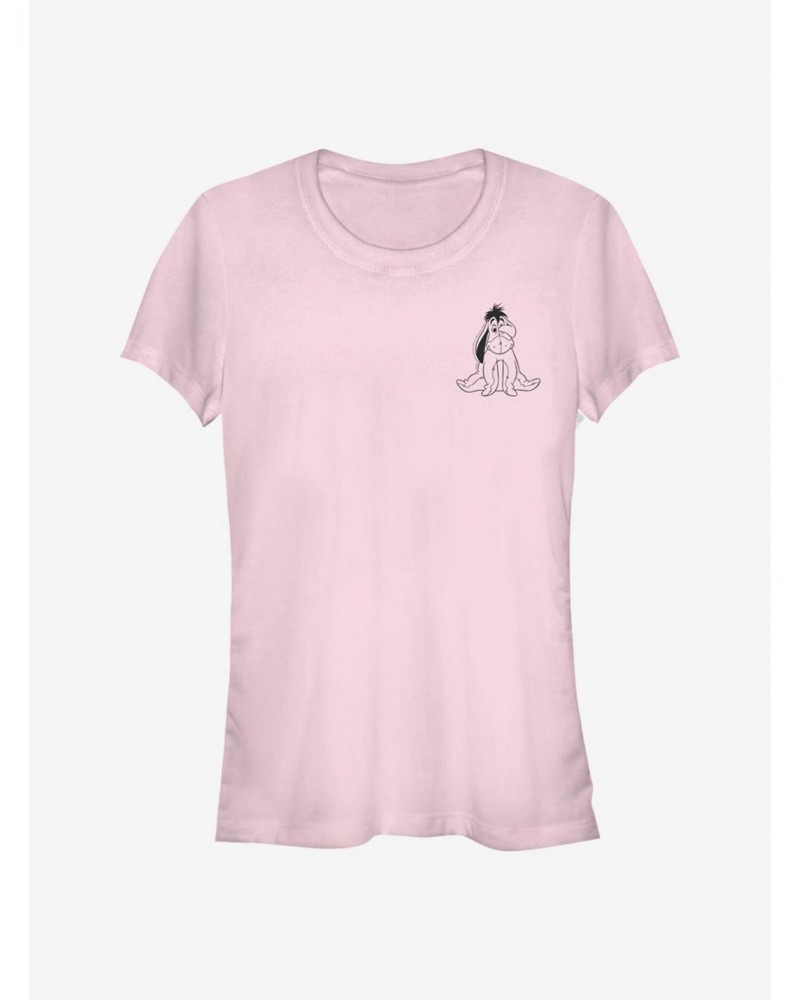 Disney Winnie The Pooh Vintage Line Eeyore Girls T-Shirt $8.22 T-Shirts