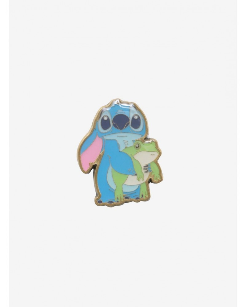 Loungefly Disney Lilo & Stitch Frog Enamel Pin $3.03 Pins