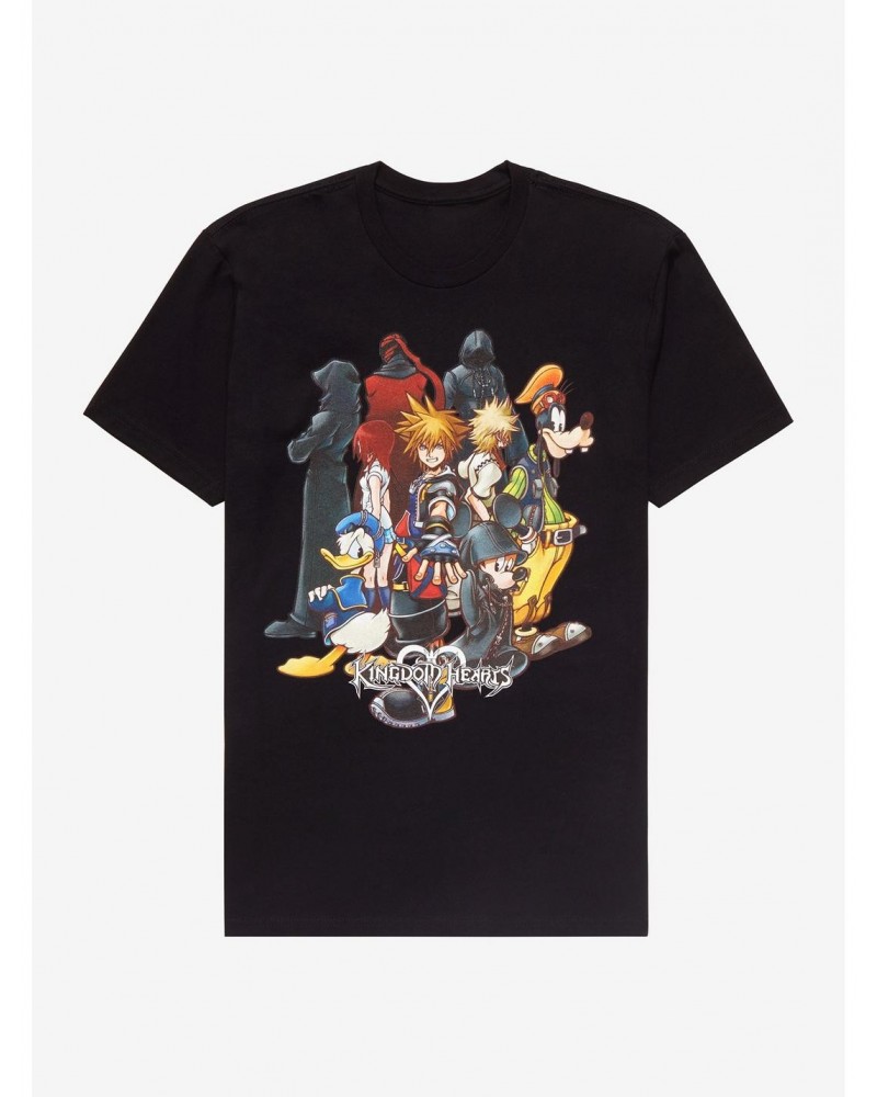 Disney Kingdom Hearts Group T-Shirt $8.60 T-Shirts