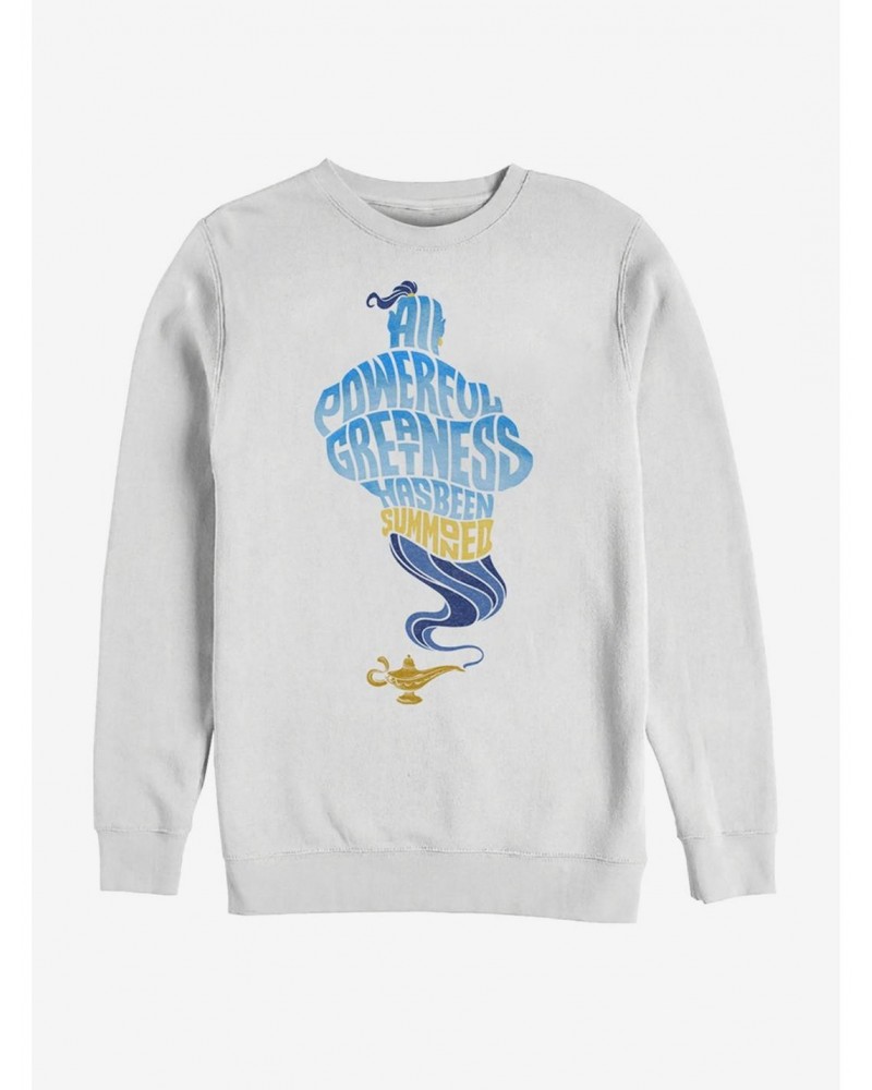 Disney Aladdin 2019 All Powerful Genie Sweatshirt $14.02 Sweatshirts