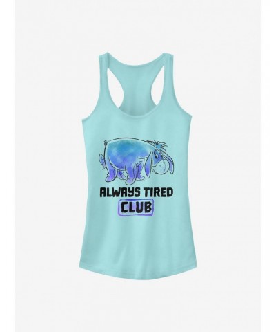 Disney Winnie The Pooh Eeyore Tired Club Girls Tank $8.47 Tanks