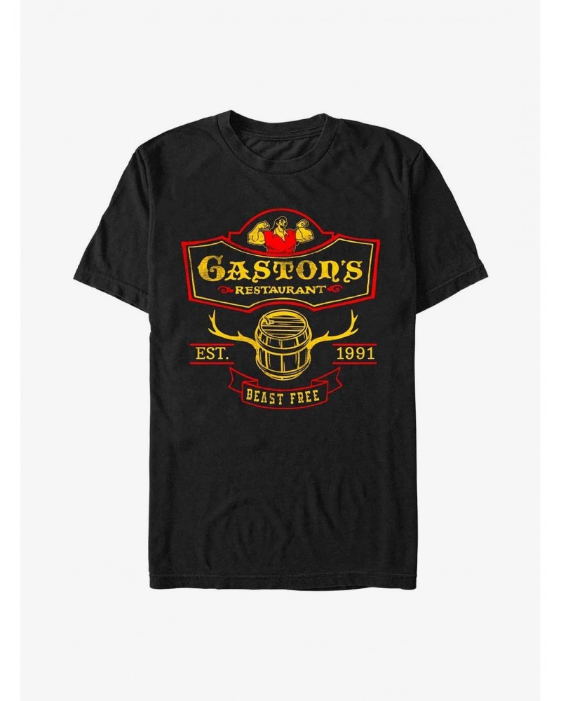 Disney Beauty Beast Gaston'S Restaurant T-Shirt $10.28 T-Shirts