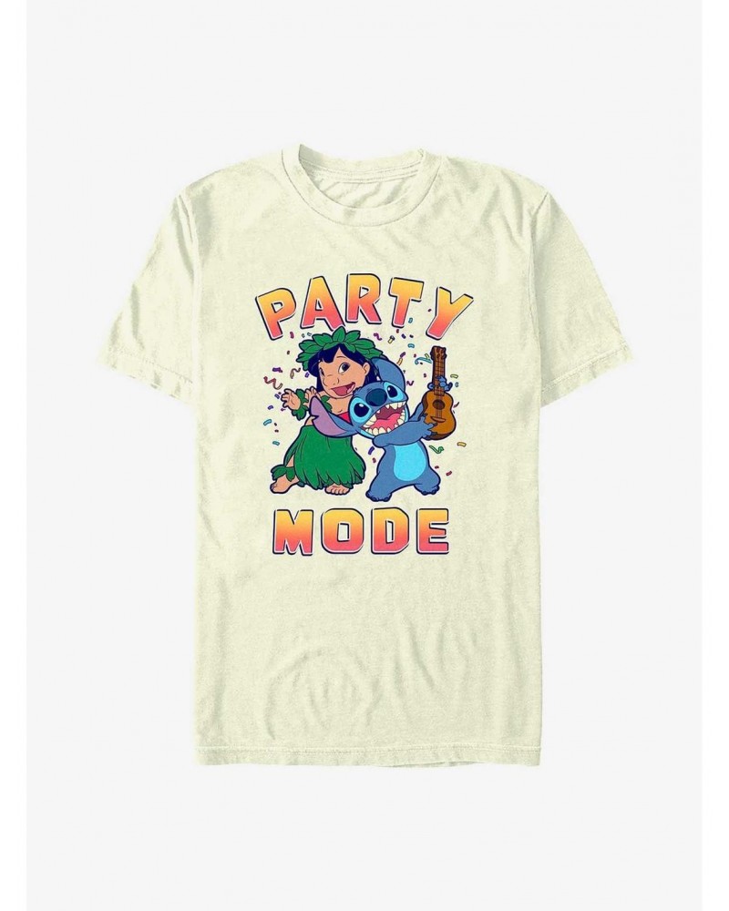 Disney Lilo & Stitch Party Mode T-Shirt $10.52 T-Shirts