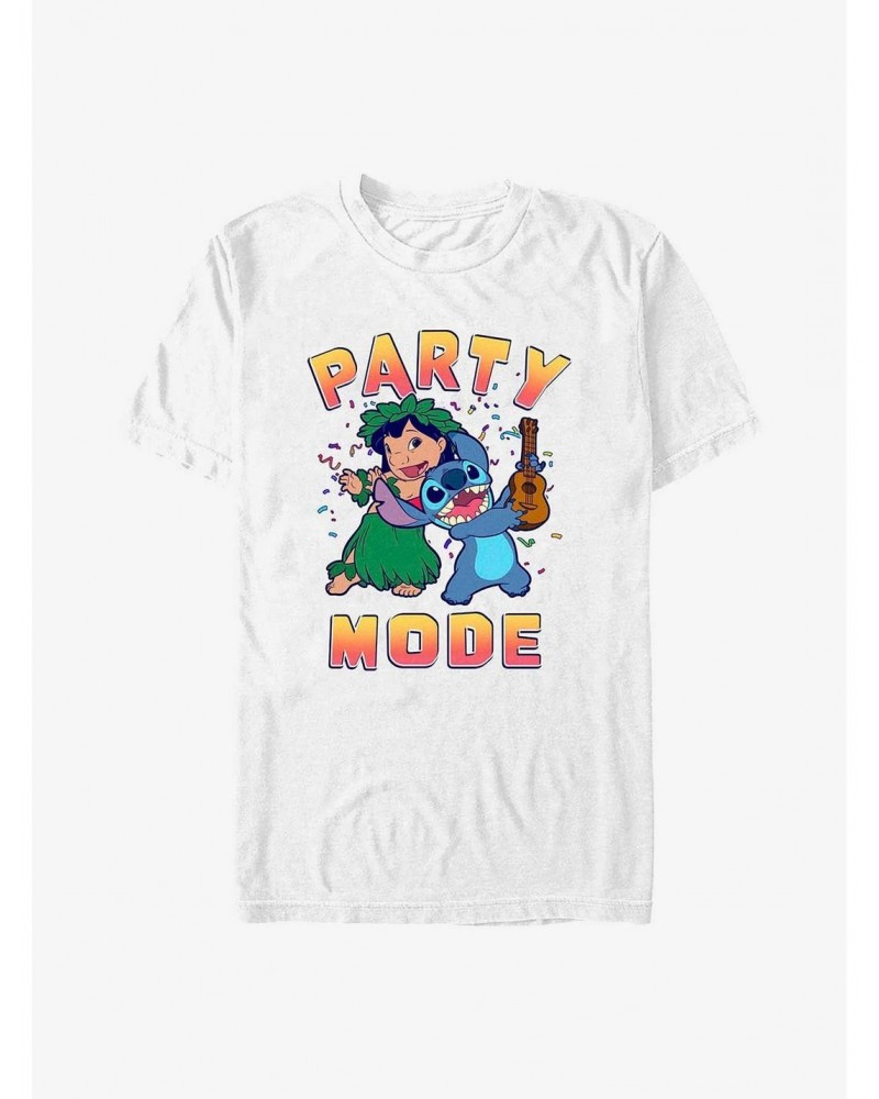 Disney Lilo & Stitch Party Mode T-Shirt $10.28 T-Shirts