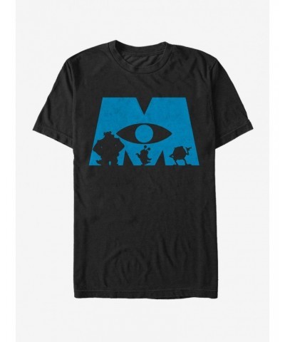 Monsters Inc. Logo Silhouette T-Shirt $11.71 T-Shirts