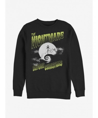 Disney The Nightmare Before Christmas Spooky Nightmare Crew Sweatshirt $17.34 Sweatshirts