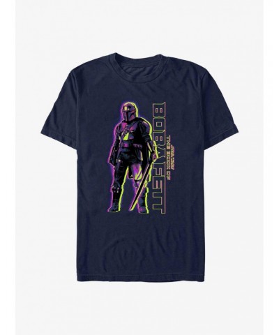 Star Wars The Book of Boba Fett Dark Saber Hero T-Shirt $7.41 T-Shirts