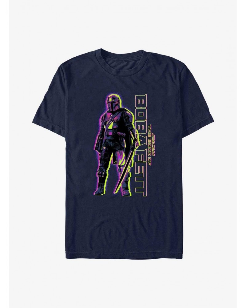 Star Wars The Book of Boba Fett Dark Saber Hero T-Shirt $7.41 T-Shirts