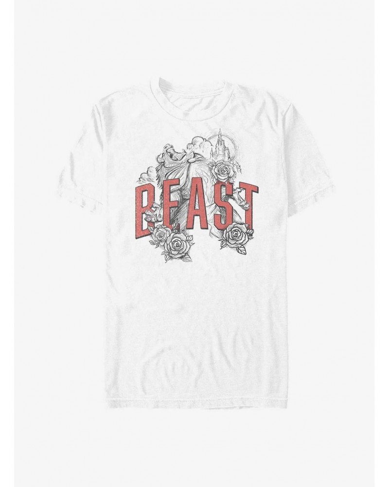 Disney Beauty and the Beast Sketch T-Shirt $10.28 T-Shirts