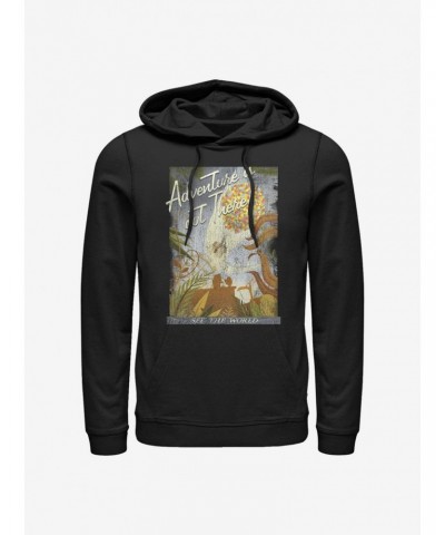 Disney Pixar Up Travel Poster Hoodie $13.47 Hoodies