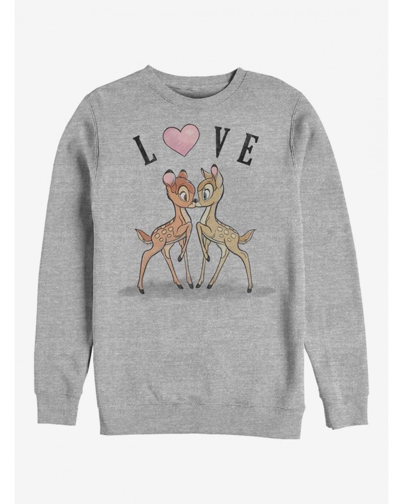 Disney Bambi Love Crew Sweatshirt $16.97 Sweatshirts