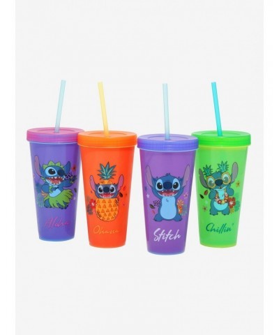 Disney Lilo & Stitch Color-Changing Acrylic Travel Cup Set $7.56 Cup Set