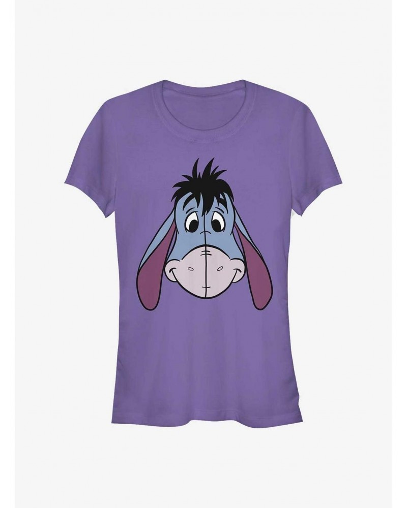 Disney Winnie The Pooh Big Face Eeyore Girls T-Shirt $9.71 T-Shirts