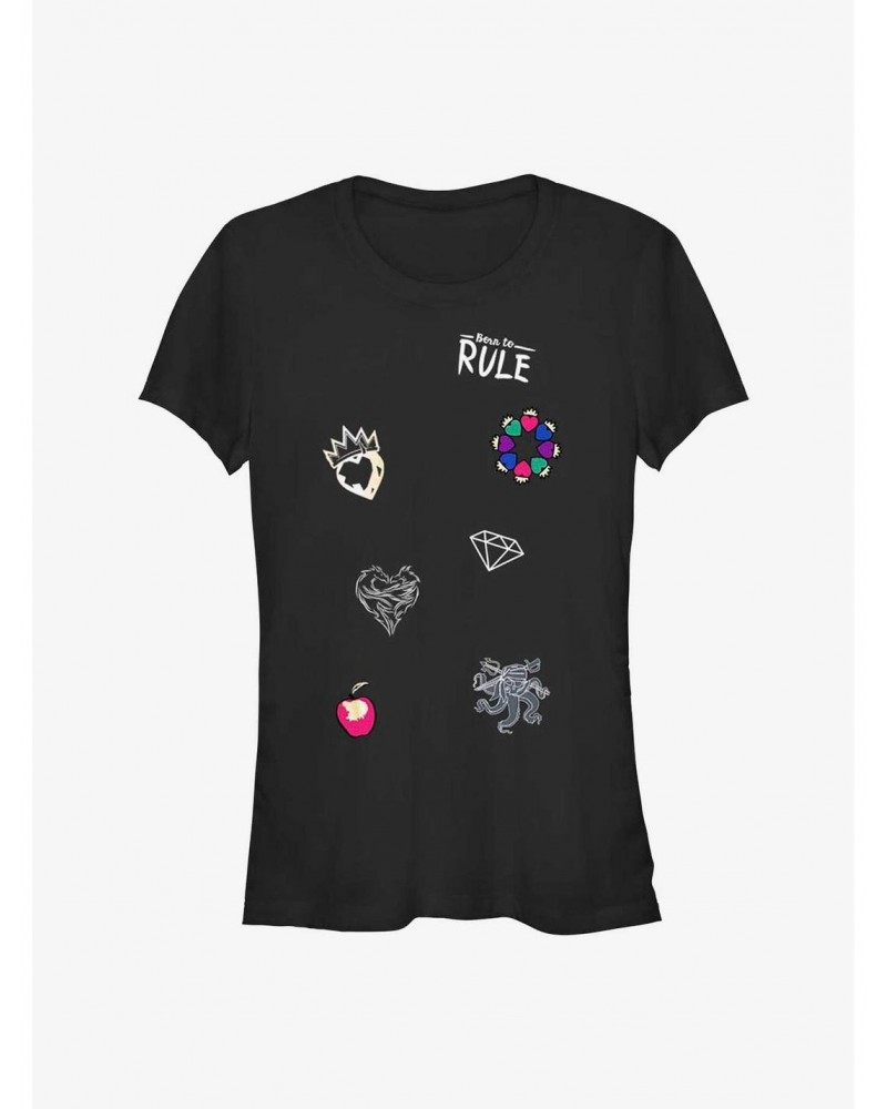 Disney Descendants Evie Peace Patches Girls T-Shirt $10.21 T-Shirts