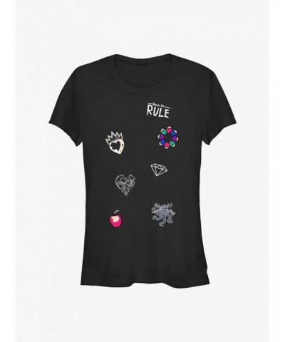 Disney Descendants Evie Peace Patches Girls T-Shirt $10.21 T-Shirts