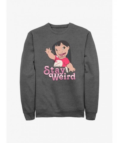 Disney Lilo & Stitch Stay Weird Lilo Sweatshirt $12.55 Sweatshirts