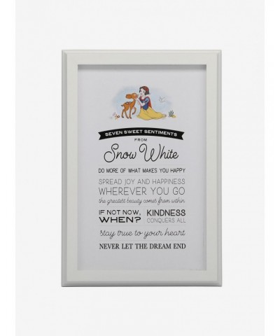 Disney Snow White Lessons Framed Wood Décor $16.97 Décor