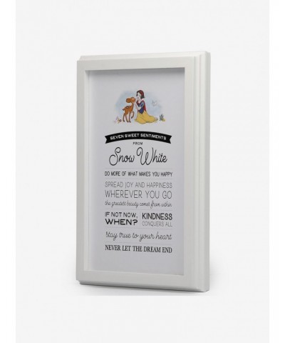 Disney Snow White Lessons Framed Wood Décor $16.97 Décor