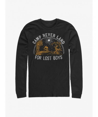 Disney Peter Pan Camp Neverland For Lost Boys Long-Sleeve T-Shirt $16.12 T-Shirts