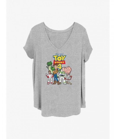 Disney Pixar Toy Story 4 Toy Crew Girls T-Shirt Plus Size $8.96 T-Shirts