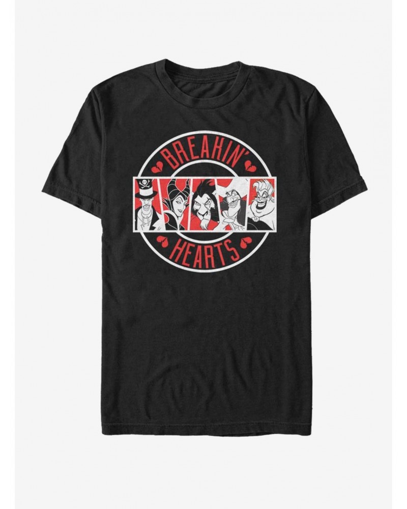 Disney Villains Breakin Hearts T-Shirt $7.17 T-Shirts